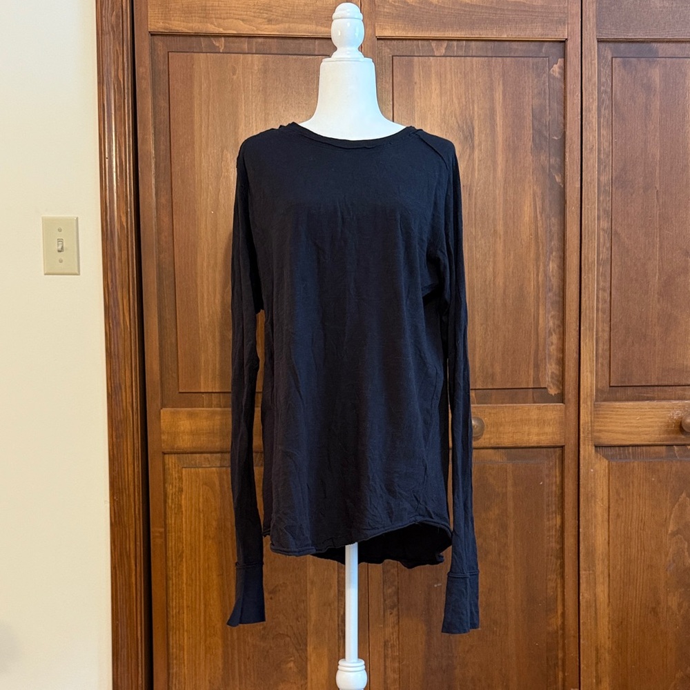 We The Free Black Long Sleeve Tee